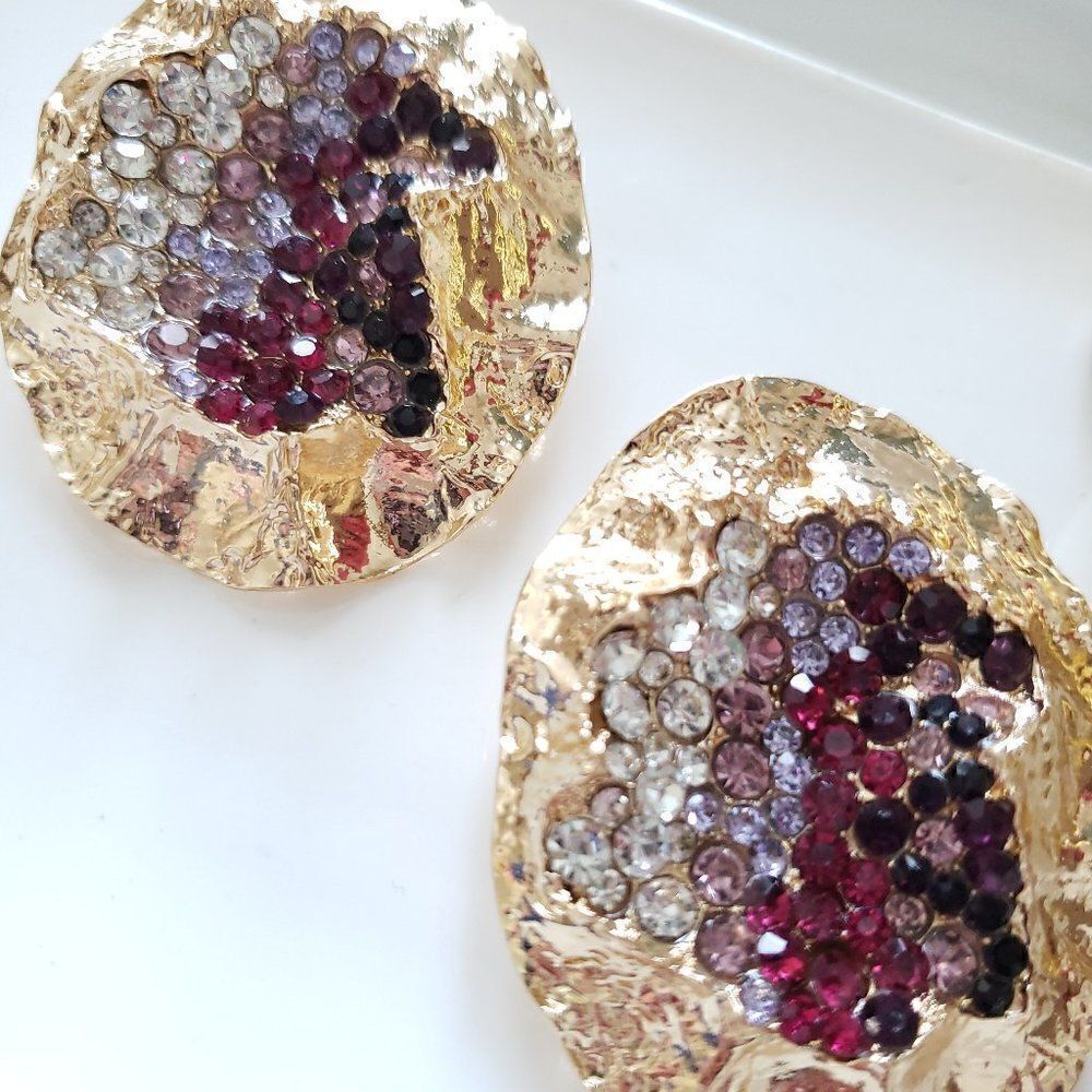 Zara Sparkles Post Earrings - Picture 3 of 11